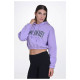 Target Γυναικείο φούτερ Loose Cropped Hoodie Fleece "Los Angeles"